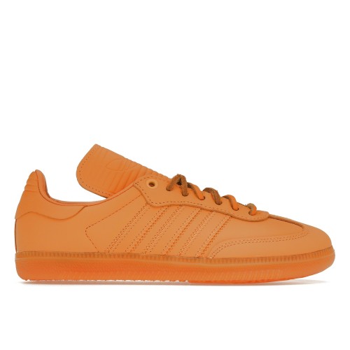 Кроссы adidas Samba Pharrell Humanrace Orange - мужская сетка размеров