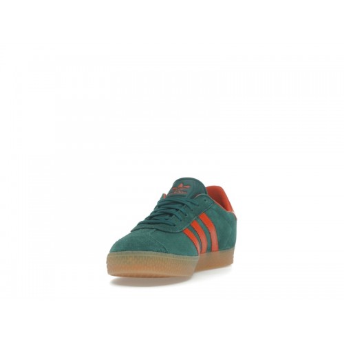 adidas Gazelle Collegiate Green Preloved Red (GS) - подростковая сетка размеров