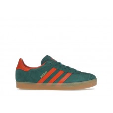 Подростковые adidas Gazelle Collegiate Green Preloved Red (GS)