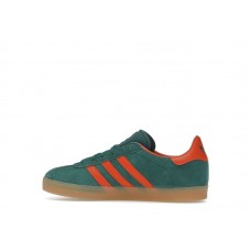 Подростковые adidas Gazelle Collegiate Green Preloved Red (GS)
