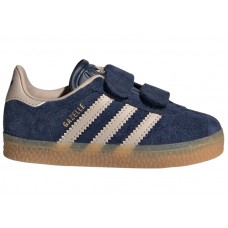 Кроссовки для малыша adidas Gazelle Comfort Closure Night Indigo Wonder Taupe Gum (TD)