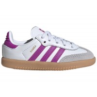 Кроссовки для малыша adidas Samba OG Cloud White Purple Burst Gum (TD)
