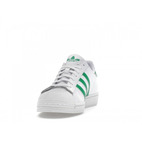 adidas Superstar Cloud White Green - мужская сетка размеров