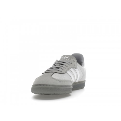 Кроссы adidas Samba OG Grey Cloud White Grey - мужская сетка размеров