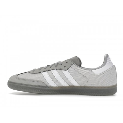 Кроссы adidas Samba OG Grey Cloud White Grey - мужская сетка размеров