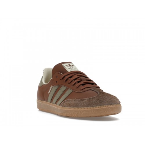 Кроссы adidas Samba OG Preloved Brown Olive Strata - мужская сетка размеров