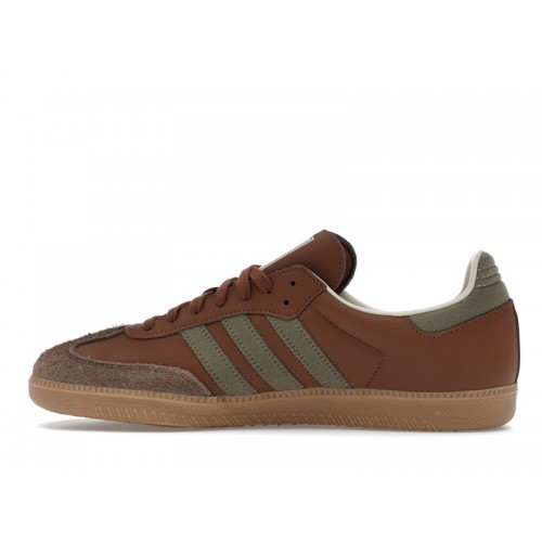 Кроссы adidas Samba OG Preloved Brown Olive Strata - мужская сетка размеров