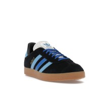 Женские adidas Gazelle Black Light Blue (W)