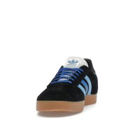 Женские adidas Gazelle Black Light Blue (W)