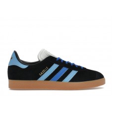 Женские adidas Gazelle Black Light Blue (W)