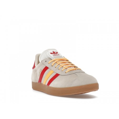 adidas Gazelle White Spark Scarlet (W) - женская сетка размеров