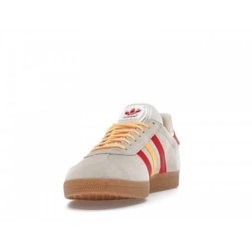 adidas Gazelle White Spark Scarlet (W) - женская сетка размеров