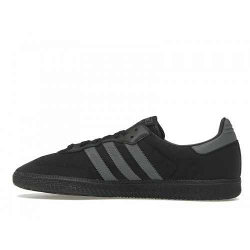Кроссы adidas Samba OG Core Black Reflective - мужская сетка размеров