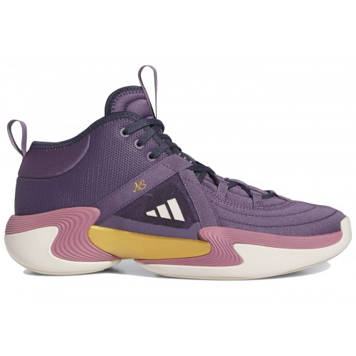 Кроссы adidas Exhibit Select Mid Candace Parker Shadow Violet (W) - женская сетка размеров