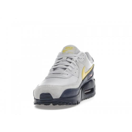 Nike Air Max 90 Neutral Grey Tour Yellow - мужская сетка размеров