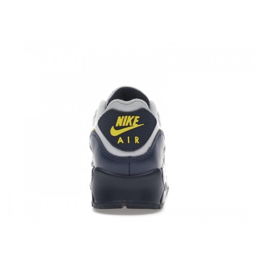 Nike Air Max 90 Neutral Grey Tour Yellow - мужская сетка размеров