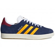 Кроссовки adidas Gazelle Dark Blue Crew Yellow Burgundy