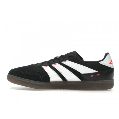adidas Predator 24 League Low Freestyle Core Black Cloud White Solar Red - мужская сетка размеров