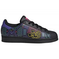Подростковые adidas Superstar Disney Mickey Core Black Cloud White Yellow (GS)