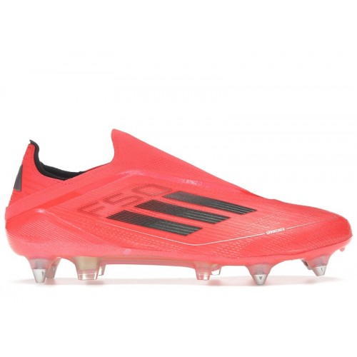 adidas F50 Elite Laceless SG Turbo Aurora Black Platinum Metallic - мужская сетка размеров