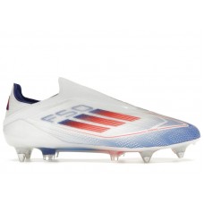 adidas F50 Elite Laceless SG Cloud White Solar Red Lucid Blue