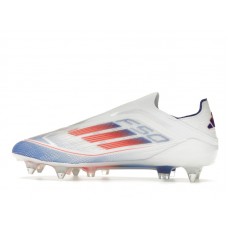 adidas F50 Elite Laceless SG Cloud White Solar Red Lucid Blue