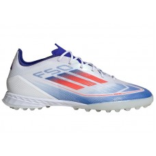 adidas F50 Pro Turf Cloud White Solar Red Lucid Blue
