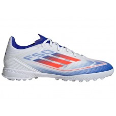 adidas F50 League Turf Cloud White Solar Red Lucid Blue