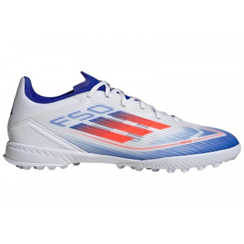 adidas F50 League Turf Cloud White Solar Red Lucid Blue - мужская сетка размеров