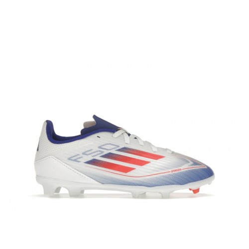 adidas F50 League Multi-Ground Cloud White Solar Red Lucid Blue (GS) - подростковая сетка размеров