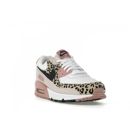 Nike Wmns Air Max 90 Pink Leopard - женская сетка размеров