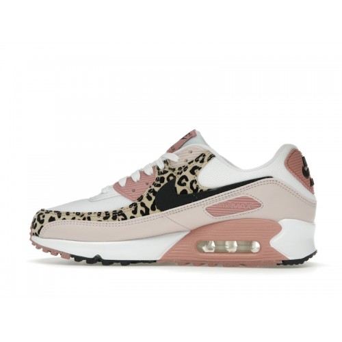 Nike Wmns Air Max 90 Pink Leopard - женская сетка размеров