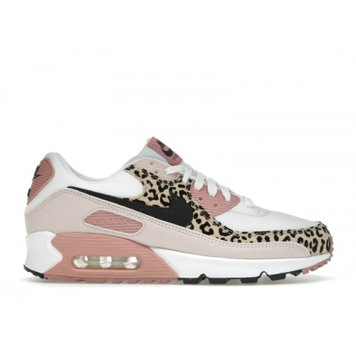 Nike Wmns Air Max 90 Pink Leopard - женская сетка размеров
