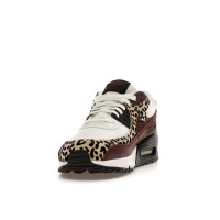 Женские Nike Air Max 90 Leopard Burgundy (W)