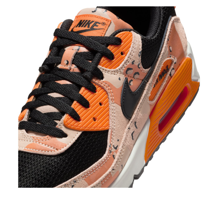 Nike Air Max 90 Premium Camo Pack - Bio Beige Safety Orange - мужская сетка размеров Nike Air Max 90 Premium Camo Pack - Bio Beige Safety Orange - мужская сетка размеров