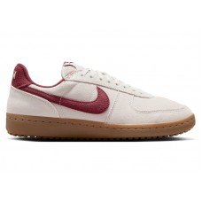 Женские кроссовки Nike Field General Suede Light Bone Dark Team Red (W)