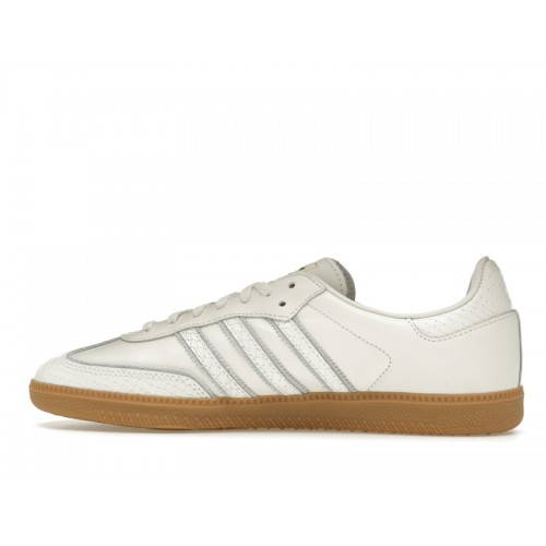 Кроссы adidas Samba Core White Snakeskin - мужская сетка размеров