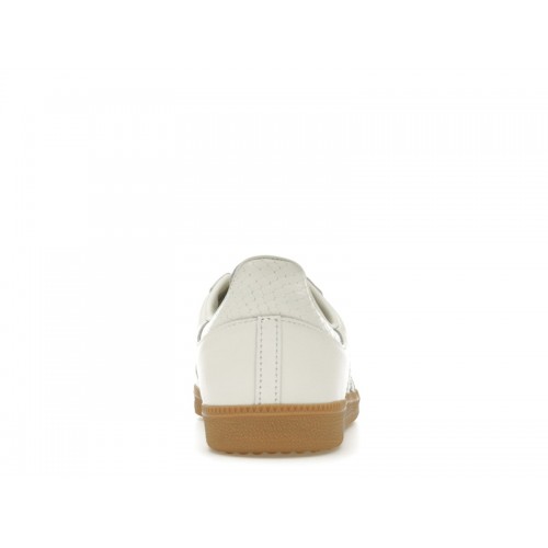 Кроссы adidas Samba Core White Snakeskin - мужская сетка размеров