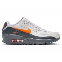 Подростковые кроссовки Nike Air Max 90 SE Vast Grey Safety Orange (GS)