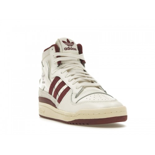 Кроссы adidas Forum 84 Hi Off White Shadow Red (W) - женская сетка размеров