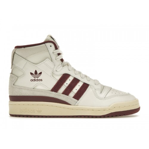 Кроссы adidas Forum 84 Hi Off White Shadow Red (W) - женская сетка размеров