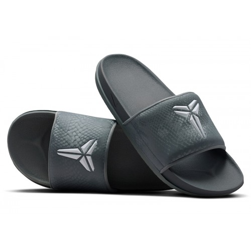 Nike Kobe Offcourt Slide Cool Grey White - мужская сетка размеров