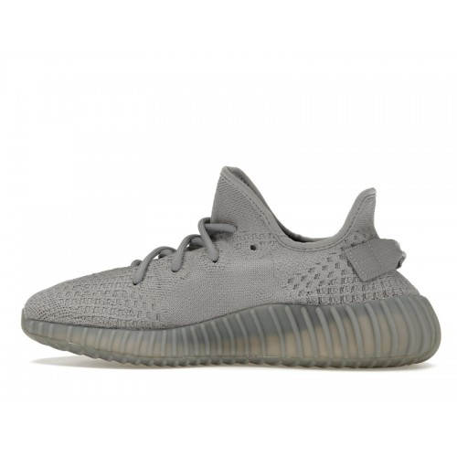 Кроссы adidas Yeezy Boost 350 V2 Steel Grey - мужская сетка размеров