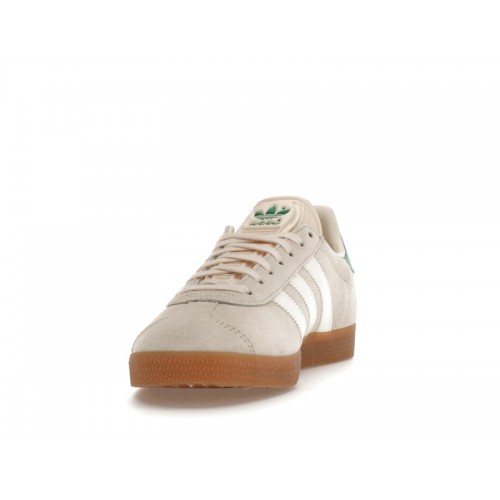 Кроссы adidas Gazelle Wonder White Green Gum (W) - женская сетка размеров