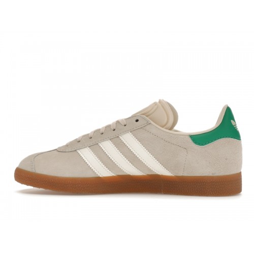 Кроссы adidas Gazelle Wonder White Green Gum (W) - женская сетка размеров