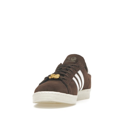 Кроссы adidas Campus 80s Bape 30th Anniversary Brown - мужская сетка размеров