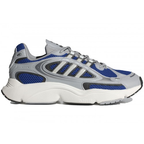 Кроссы adidas Ozmillen Grey Royal Blue - мужская сетка размеров