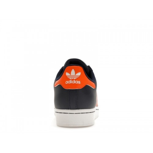 adidas Superstar Night Indigo Orange Cloud White - мужская сетка размеров