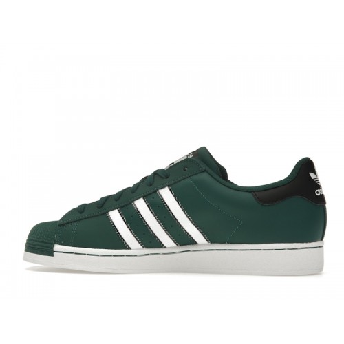 adidas Superstar Collegiate Green Cloud White Core Black - мужская сетка размеров