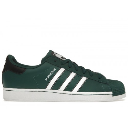 adidas Superstar Collegiate Green Cloud White Core Black - мужская сетка размеров